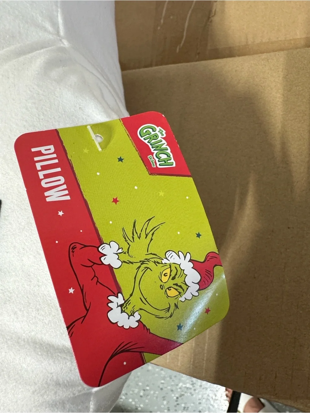 New with Tag! Dr. Seuss. Grinch. Set of 2 Cindy Lou Who decorative pillows.